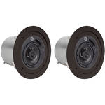 Atlas Sound FAP42TB 4" 2-Way Weather Resistant Speaker System (Black)