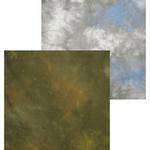 Westcott Masterpiece Collapsible Reversible Background - 6x7' - Bracken Brown / April Showers