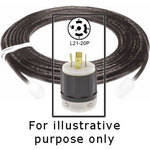 Strand Lighting Cable with L21-20P Plug -6'
