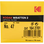 Kodak 3x3" (75mm) #47 Deep Blue Wratten Gel Filter