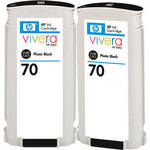 HP / Hewlett Packard HP 70 Photo Black Ink Cartridge Twin Pack