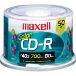 Maxell Color CD-R 48x, Disc (50)