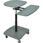 Luxor LAMC3037 Hydraulic Adjustable Multimedia Cart  