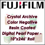 Fujifilm Crystal Archive Color Negative Resin Coated Digital Pearl Paper - 10"x246' Roll  (Glossy)