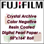 Fujifilm Crystal Archive Color Negative Resin Coated Digital Pearl Paper - 50"x164' Roll  (Glossy)