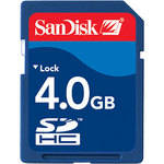 SanDisk 4GB SDHC Memory Card