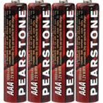 Pearstone Baterias N�quel Metal Hidreto "AAA" Recarreg�veis (1000mAh) (Pack com 4)