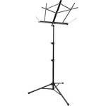 On-Stage SM7222B Tubular Tripod Base Music Stand (Black)