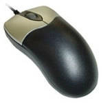 Adesso HC-3003UB USB 3-Button Desktop Optical Mouse (Black)