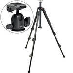 Manfrotto 055XB Tripod Legs Kit (Black) with 496RC2 Compact Ballhead
