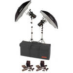 Photogenic AKC740BK StudioMax III  Two Monolight AC/DC Kit (120VAC/12VDC)