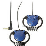 Galaxy Audio AS-EC2 Rubber Earclip Stereo Earbuds
