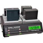 Dolgin Engineering TC-400 4-Position Battery Charger for Panasonic DVX100, HVX200, HPX170 & Sony PD-170