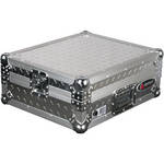 Odyssey Innovative Designs FTTDIA Flight-Zone Turntable Case (Textured Silver))