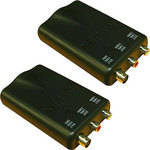 Intelix AVO-V1A2-F Stereo Audio and Composite Video CAT-5 Balun (Pair)