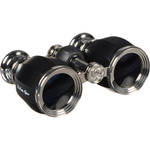 LaScala Optics 4x30 Hamlet Opera Glasses (Black & Silver)
