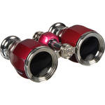 LaScala Optics 4x30 Hamlet Opera Glasses (Burgundy & Silver)