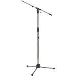 K&M 210/2 Tripod Microphone Stand with Boom (Nickel)