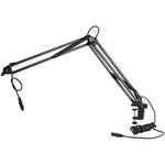 K&M 23850 Broadcast Microphone Desk Arm and Clamp 
