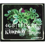 Kingston 4GB CompactFlash Memory Card Elite Pro 133x