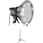 Impact VA902 Fluorescent Cool Light Two Fixture Kit (120VAC)