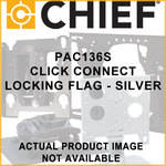 Chief PAC-136S ClickConnect Locking Flag (Silver)