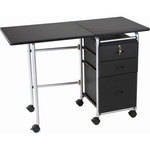 Balt Fold-N-Stow Workstation (Black)