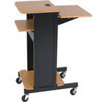 Balt Presentation Cart (Teak/Black)