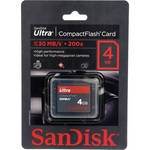 SanDisk 4GB CompactFlash Memory Card Ultra 200x