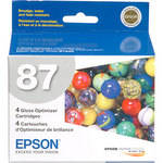 Epson 87 Gloss Optimizer Ink Cartridges (4-Pack)