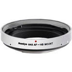 Mamiya Lens Adapter for Hasselblad MANUAL Lenses ONLY (Silver)