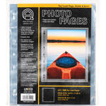 Lineco Archivalware Photo Print Storage Page (for 8.5 x 11" Photos, Holds 2 Prints Per Page, Top Load, 100 Sheets)