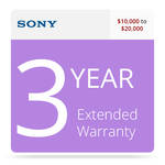 Sony SPSCAM20RSEW3 3-Year Extended Warranty for Professional Camcorders $10,000-20,000