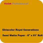 Kodak Ektacolor Royal Generations 6" x 611' Roll Semi Matte Paper