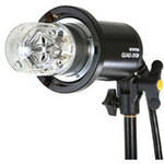 Bowens Quad 3KM Mini Flash  Head with Clear Dome