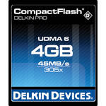 Delkin Devices 4GB CompactFlash Memory Card Pro 305x UDMA