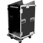 Marathon MA-11M16UW 11U Slant Mixer Rack/16U Vertical Rack System (Black and Chrome)