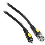 Pearstone BNC Male to RCA Male 75 Ohm Video Cable - 10' (3 m)