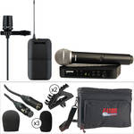 Shure PG Series Basic Wireless Handheld Microphone and Lavalier Combo Kit (H7 / 536 - 548 MHz)