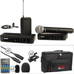 Shure PG Series Basic Wireless Lavalier and Handheld Microphone Combo Kit (K7 / 590 - 602 MHz)