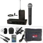 Shure PG Series Basic Wireless Lavalier and Handheld Microphone Combo Kit (M7 / 672 - 674 MHz)