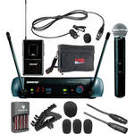 Shure PGX Series Basic Wireless Handheld and Lavalier Microphone Combo Kit (L5 / 644 - 662 MHz)