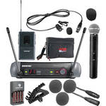 Shure PGX Series Basic Wireless Lavalier and Handheld Microphone Combo Kit (L5 / 644 - 662 MHz)