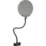 Pearstone PFMR Metal Round Pop Filter with Gooseneck (5.5")