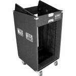 Odyssey Innovative Designs CXP1116W Carpeted Console Rack Case {Black}