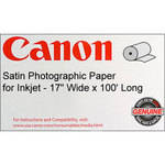 Canon Satin Photographic Paper (240gsm) for Inkjet - 17" Wide x 100' Long (Satin)