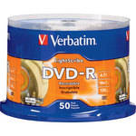 Verbatim DVD-R LightScribe Printable Recordable Disc (Spindle Pack of 50)