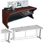 Middle Atlantic 64" Add-A-Bay LCD Monitoring & Command Desk (Dark Cherry)
