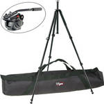 Manfrotto 501HDV,055XBK Tripod System with Bag (Black)