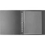 Prat Multi-Ring Binder HBPR-11 with Rigid Foam Cover - 8.5 x 11"  (Black)